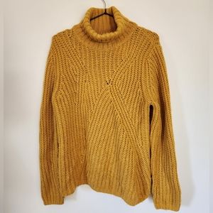 Lucky Brand Traveling Rib Turtleneck Sweater